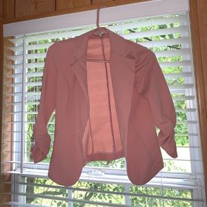 blush blazer